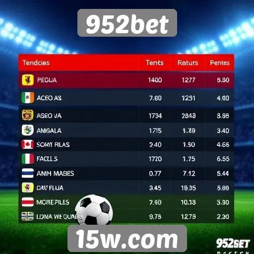 Tendências de apostas em esportes no 952bet