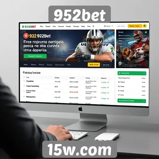 Avaliação da interface de usuário do site 952bet
